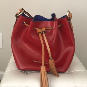 Red Dooney & Burke handbag